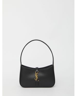 Saint Laurent Le 5 À 7 Mini Hobo Bag - Black