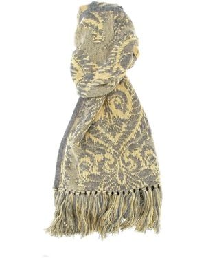 Etro 'Barocco' Jacquard Scarf - White
