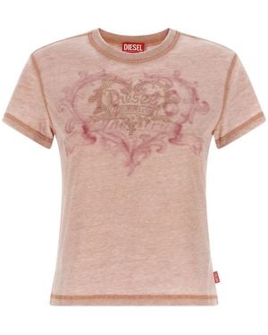 DIESEL 'T-Ila-Aa1' T-Shirt - Pink