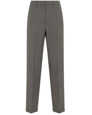 Prada Militare Wool Pants - Gray