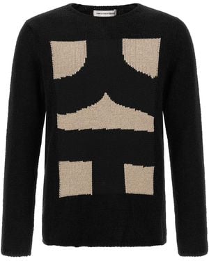Comme des Garçons Comme Des Garcons Shirt Intarsia Sweater - Black