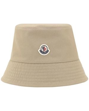 Moncler Bucket Hat - Natural