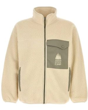Maison Kitsuné Casual Fleece Jacket - Natural