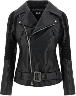 Junya Watanabe Knitted Insert Jacket - Black