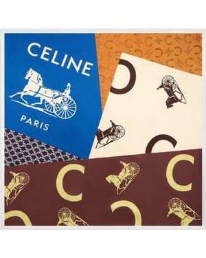 Celine 90X90Cm Square - Blue