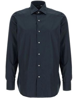 Finamore 1925 'Napoli' Shirt - Blue