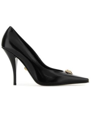 Versace Pump T.105 Calf Leather - Black