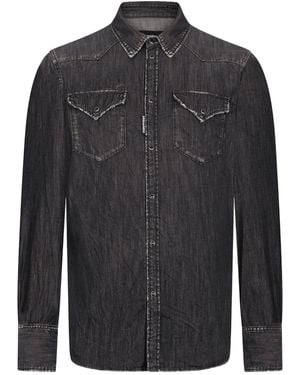 DSquared² Cotton Shirt - Grey