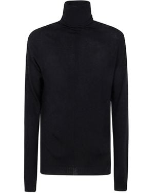 MD75 Turtle Neck Jumper - Blue