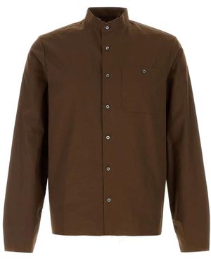 Prada Poplin Shirt - Brown