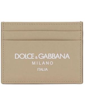Dolce & Gabbana Dolce & Gabbana Leather Card Holder - White