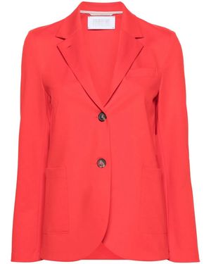 Harris Wharf London Sleek Single-Breasted Blazer Jacket - Pink