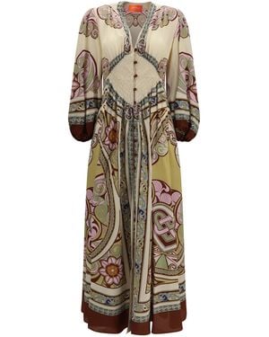 La DoubleJ Long Camerino Dress - Natural