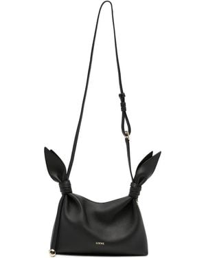 Loewe Mini Scarf Leather Shoulder Bag - Black