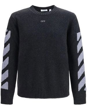 Off-White c/o Virgil Abloh Maglia Girocollo - Blue