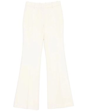 Ermanno Scervino Virgin Wool Trousers - White