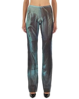 Jean Paul Gaultier "Water" Mesh Pants - Blue