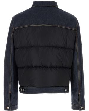 DSquared² Hybrid Puffer Jean Jacket - Blue