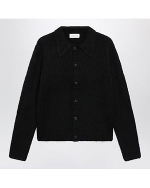 Dries Van Noten Longsleeved Alpaca Blend Cardigan - Black