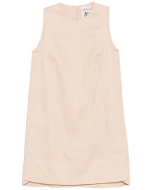 Semicouture Sheena Linen Mini Dress - Natural