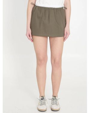 Alexander Wang Mid-Rise Mini Skirt - Gray