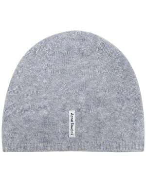 Acne Studios Fitted Beanie - Grey