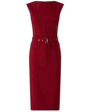 Pinko Polyester Viscose Dress - Red