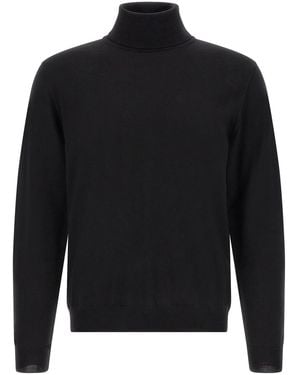 Zanone Turtle-Neck Sweater - Black