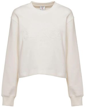 CASABLANCA Logo-Embroidered Crew-Neck Jumper - White