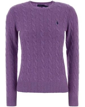Polo Ralph Lauren Polo Wool-Cashmere Blend Jumper - Purple