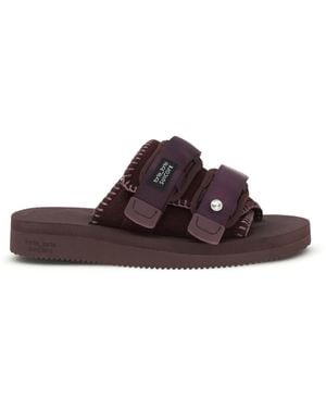 forte_forte Double-Strap Sandals - Brown