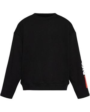 DIESEL Logo Sleeve Crewneck - Black