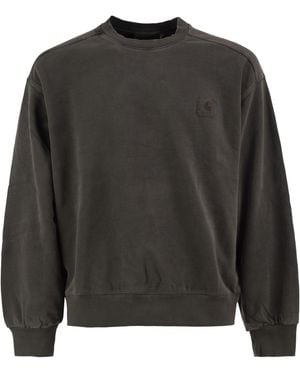 Carhartt Cotton Crew Neck Sweatshirt - Black