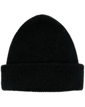 Nuur Wool Hat Double Flap - Black
