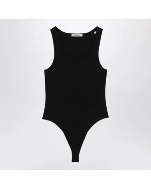 Entire studios Viscose Jersey Bodysuit - Black