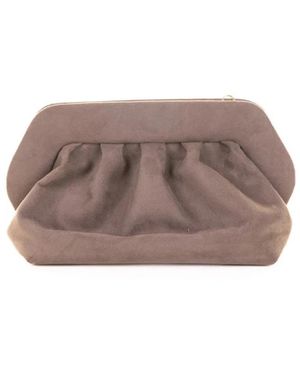 THEMOIRÈ Recycled Clutch - Brown