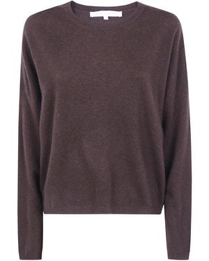 ABSOLUT CASHMERE "Kaira" Round Neck Jumper - Brown