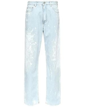 MM6 by Maison Margiela Trousers 5 Pockets - Blue