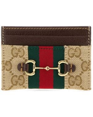 Gucci Gg Fabric Card Holder - Multicolor