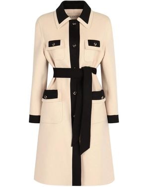 Valentino Garavani Wool And Cashmere Coat - Natural