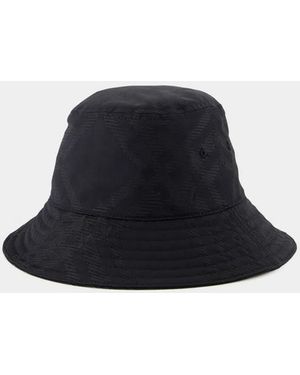 Burberry Tonal Bias Buket Hat - Blue