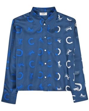 Celine Camicia Corta - Blue