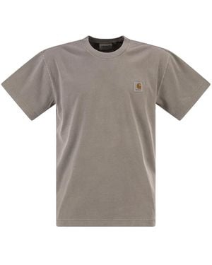 Carhartt T-Shirt With Square Label - Grey