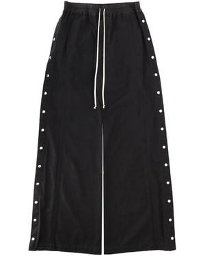 Rick Owens Pantalone "Wide Pusher" - Black