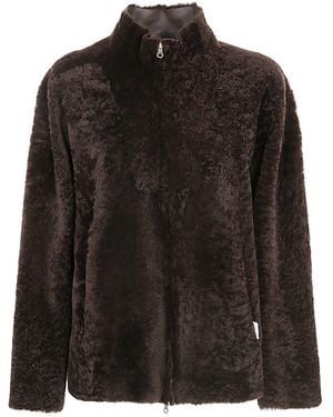 Desa Shearling Jacket - Black