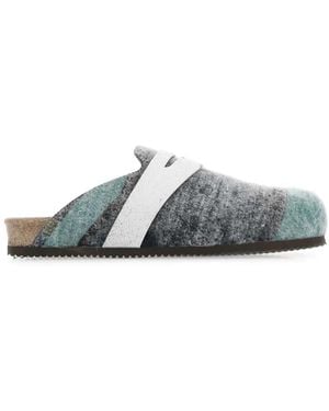 VITELLI Fabric Slippers - White