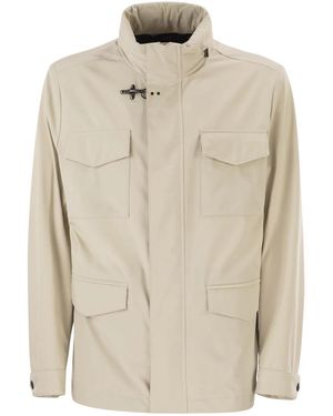 Fay Saharan Jacket - Natural