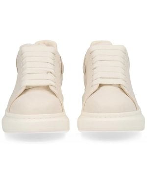 McQueen Silk Trainers - Natural