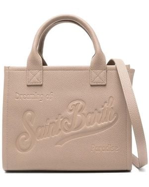MC2 Saint Barth Vanity Bag Midi Shoulder Bag - Natural