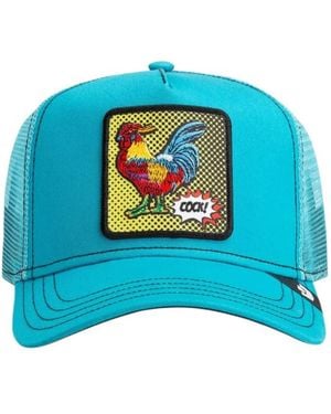 Goorin Bros Original Trucker Pop Art Rooster - Blue